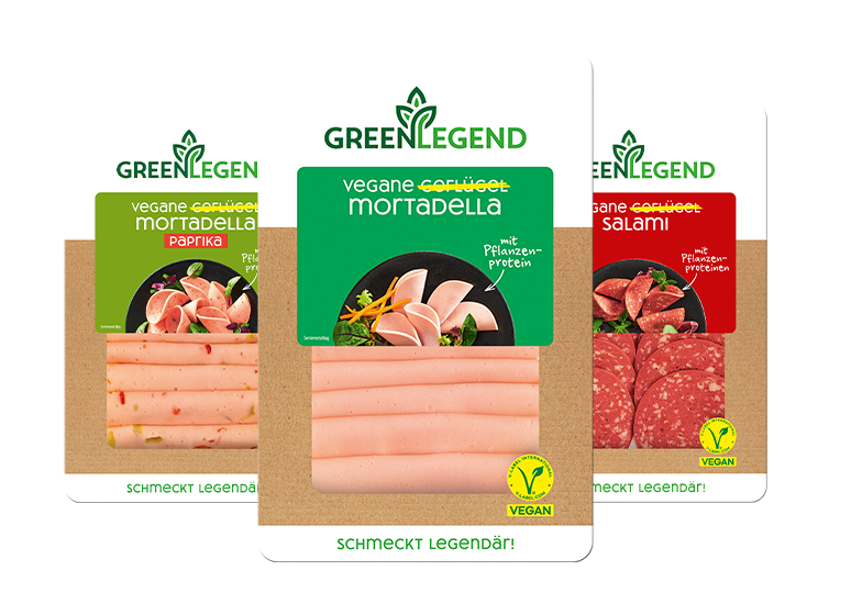 Green Legend - veganer Aufschnitt wie Mortadella und Salami